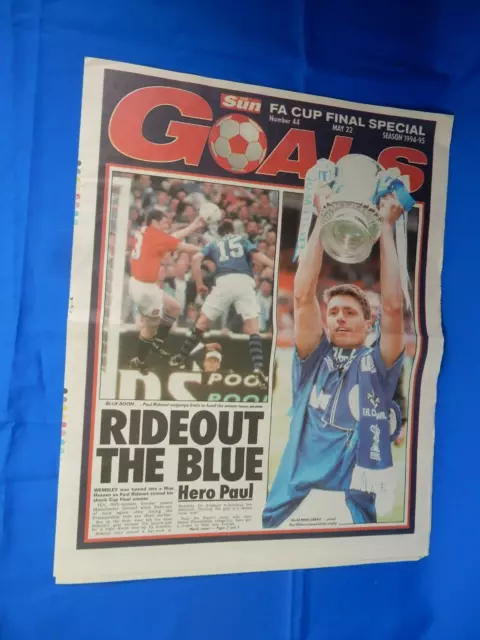 The Sun  20 & 22/05/1995 Both pull-outs From 1995 Cup Final, Man Utd v Everton
