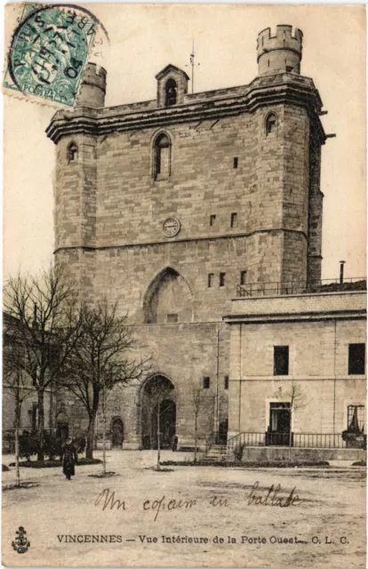 CPA Vincennes Interior View of the Porte Ouest (1346877)