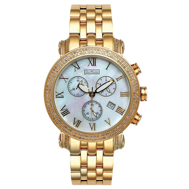 Joe Rodeo Diamond Men's Watch - CLASSIC gold 1.75 ctw