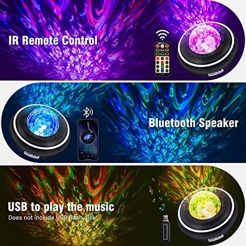 STAR NIGHT LIGHT Projector with and Music Bluetooth Speaker £19.67