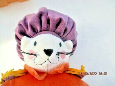 Anatopik doudou coussin motif chat botté tout doux et moelleux 