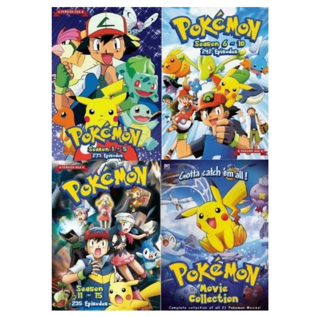 POKEMON (SEASON 120) Complete Anime Tv Series Dvd Box Set (1978 Eps) Eng Dub 351.29