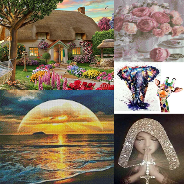 DIY 5D Full Drill Diamond Painting Cross Stitch Kit Art Picture Embroidery Mural