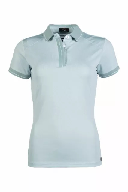 Damen Poloshirt Funktionsshirt T-Shirt Sportshirt CATHERINE HKM hellblau XS-XXL