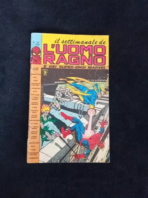 Il Settimanale De L'uomo Ragno Marvel N. 37 1981