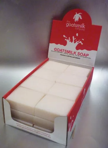 Counter Display Box with 24 Natural Goats Milk Soap NEW - 100% Australian Made