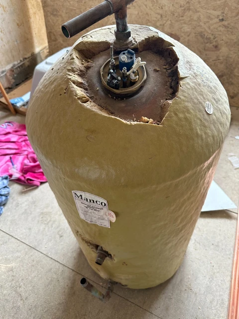 COPPER HOT WATER TANK, FOAM LAGGED - Hercules Direct Copper Cylinder £32.00  - PicClick UK