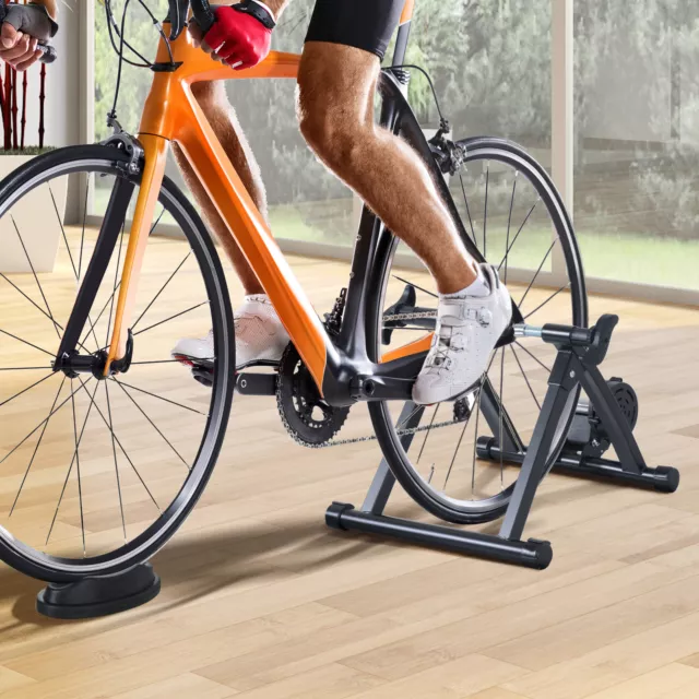 HOMCOM Rollentrainer Fahrradtrainer Fahrrad Heimtrainer Rennrad Magnetbremse