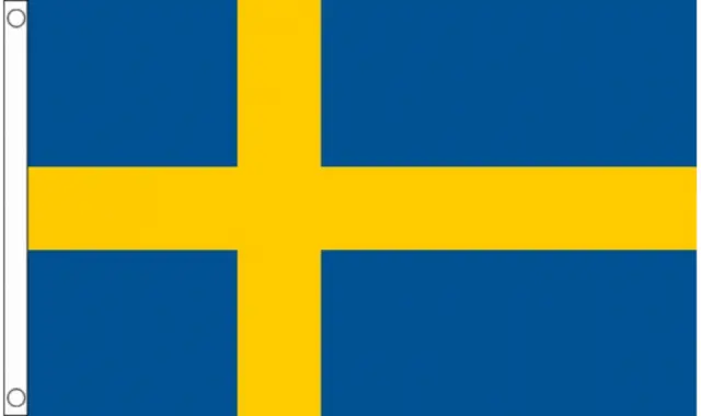 Svezia Nazionale Bandiera Bara Drappo Con Speedy Spedizione