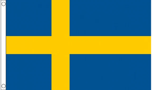 Svezia Nazionale Bandiera Bara Drappo Con Speedy Spedizione