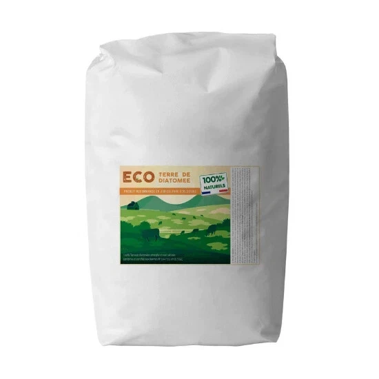 Terre De Diatomée Micronisée ECO 1kg - Non Calcinée, Alimentaire E551c, 100% Naturelle