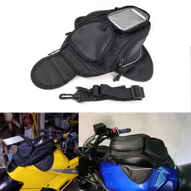 Motorcycle Magnetic Oil Fuel Tank Bag Saddle Bag Phones Bag For Honda Yamaha