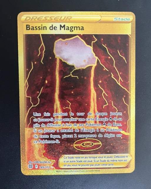 CARTE POKÉMON BASSIN DE MAGMA 144/172 Stars Étincelantes 🇫🇷 EUR 1,00