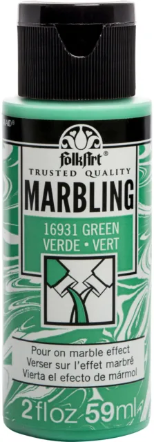 FolkArt Marbrure Peinture 59ml-Green
