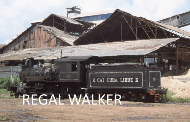 Orig 35Mm Cuba Cuban Railway Slide Loco - Vul 1410 Cuba Libre Sm 2002