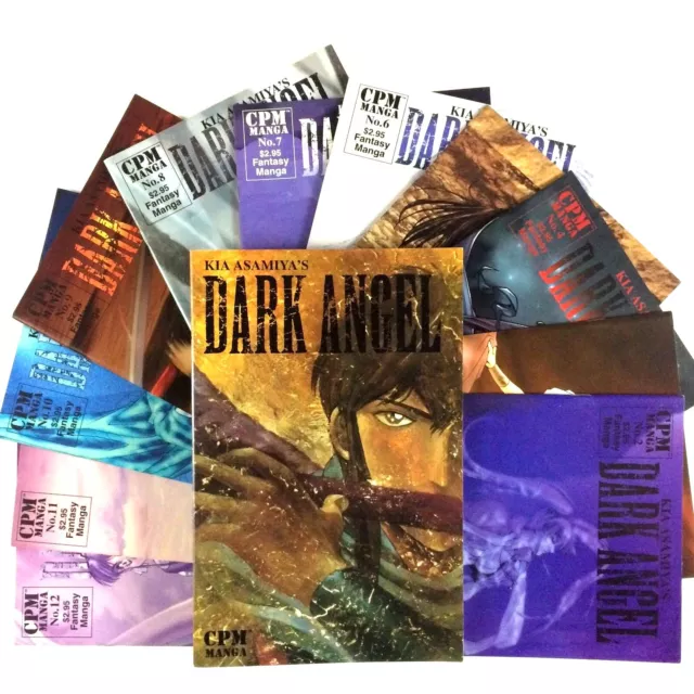 Kia Asamiya Dark Angel Comic Book Lot 12 Issue Run 1-12 CPM Manga NM