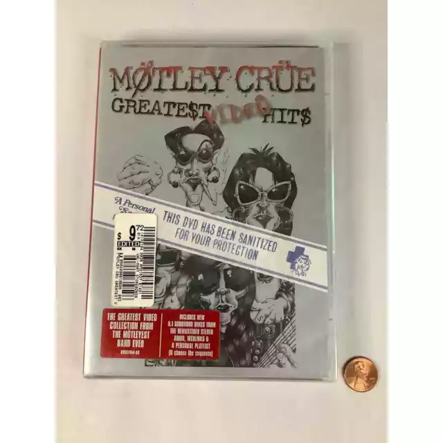 Motley Crue Greatest Video Hits DVD, New