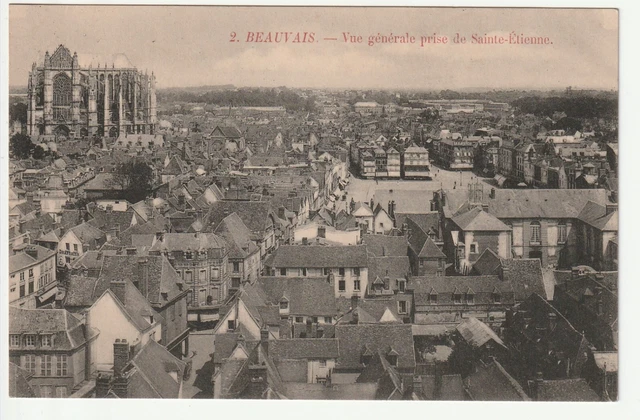 BEAUVAIS - Oise - CPA 60 - vue generale
