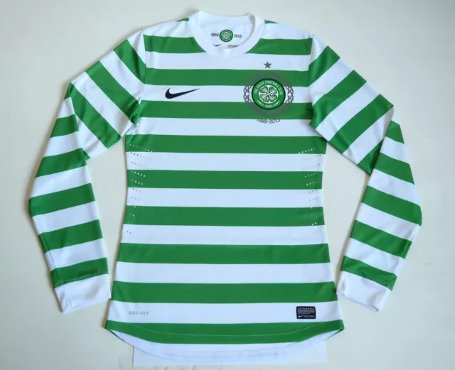 Celtic Glasgow 2012 - 2013 Home Anniversary Nike Player Issue Long Sleeve Shirt