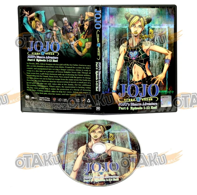 JOJO'S BIZARRE ADVENTURE : Stone Ocean - Anime Tv Series Dvd (1-12 Eps