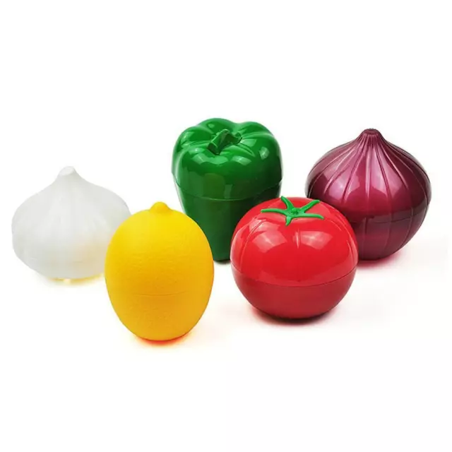 Fruit Vegetable Shape Storage Saver Box Food Containers Kitchen Tool Keep ηη