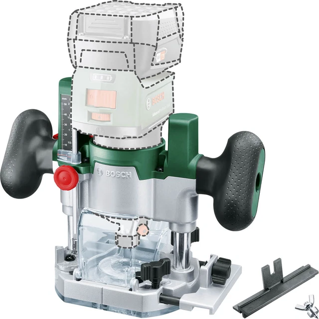 BOSCH ROUTER PLUNGE Base Attachment for ADVANCEDTRIMROUTER 18V-8 £62.95 ...