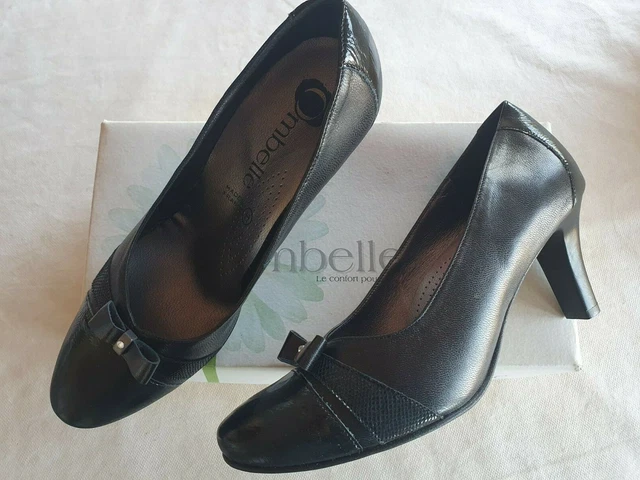 Escarpins Noir Verni - Talon Aiguille 9.5 cm & Antidérapant