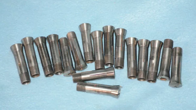 Hardinge & South Bend Collets - 3C & 3SB - Lot of 17