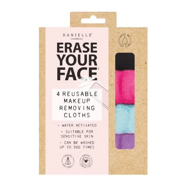 Danielle Erase Your Face 4 Makeup Removing Cloth - Bright