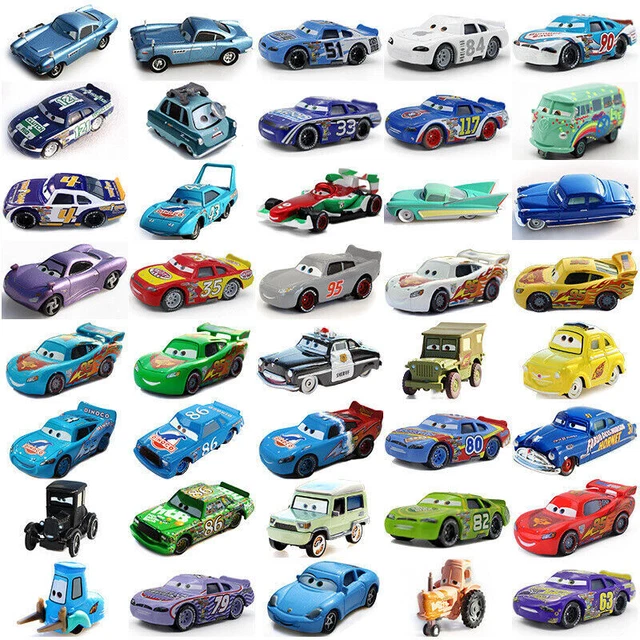 Disney Pixar Cars Diecast Lightning McQueen 1:55 Diecast Model Car Toys Boy Gift