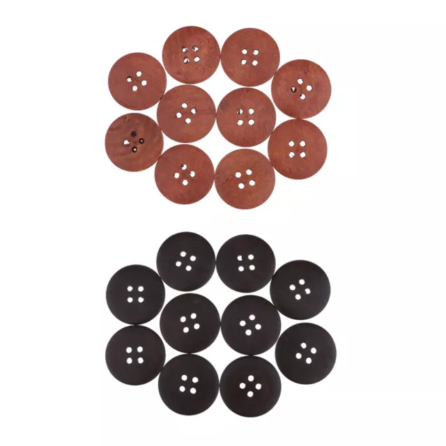 10pcs Big Size Wooden Sewing Button 4 Holes 50mm DIY Garment Accessories