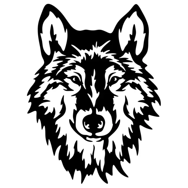 Wolf Head Decal Stickers Tumbler Car Laptop Window Wall Art Wolves 22 Variations