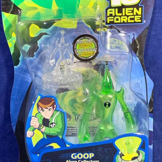 Ben 10 Alien Force Alien X & Goop (2009) Bandai Black Creation Transporter  Figure Toy - (A) 