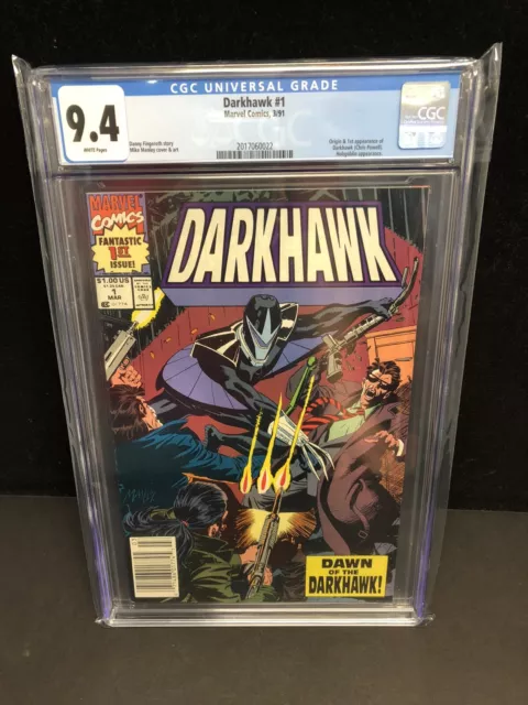 Darkhawk #1 CGC 9.4 NM NEWSSTAND First 1st Appearance key 🔑 Marvel Comic