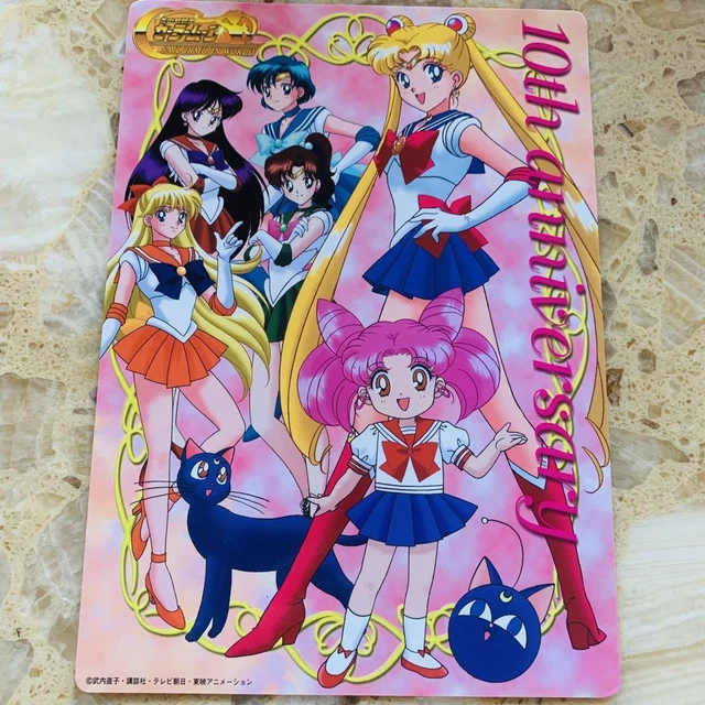 sailor moon Bishoujo Senshi World 10th Anniversary Large Card Sheet No.5740