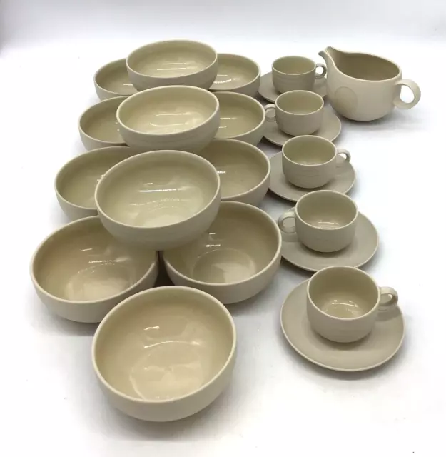 Hornsea Concept Pottery Mixed Lot x 23 Pieces Cream Preloved