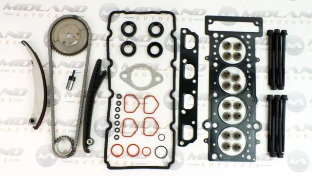 BMW Mini One R50 R52 R53 1.6 Kit Chaîne Distribution Tête Joint Set Vis W10B16A