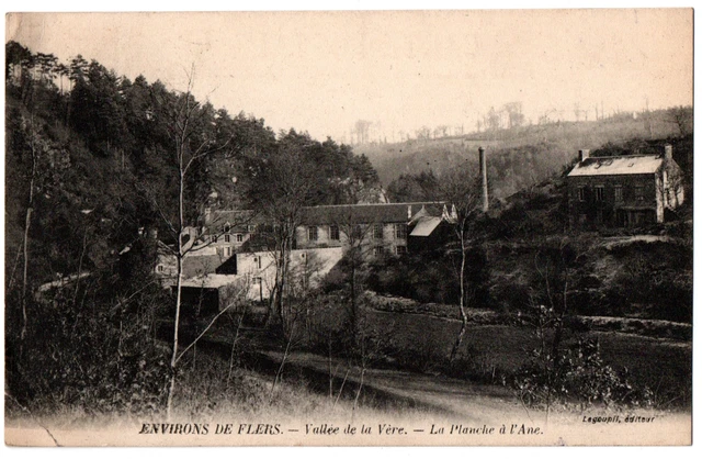 CPA 61 - Environs de FLERS (Orne) - Vallée de la Vère. La Planche à l'Ane