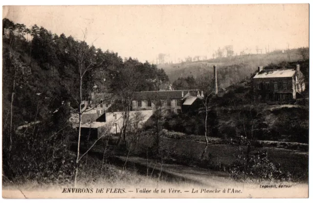 CPA 61 - Surroundings of FLERS (Orne) - Vère Valley. La Planche à l'Ane