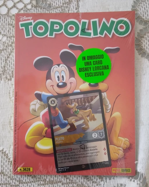 Poncho Disney Antipioggia Topolino E Pluto Per Ragazzo, Taglia Unica, Rosso, Nuovo In Scatola