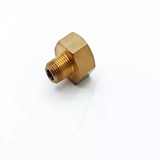 Female M12x1.75 to  Male 1/8"x27 NPT  Brass Sump Plug Fitting Thread Adapter