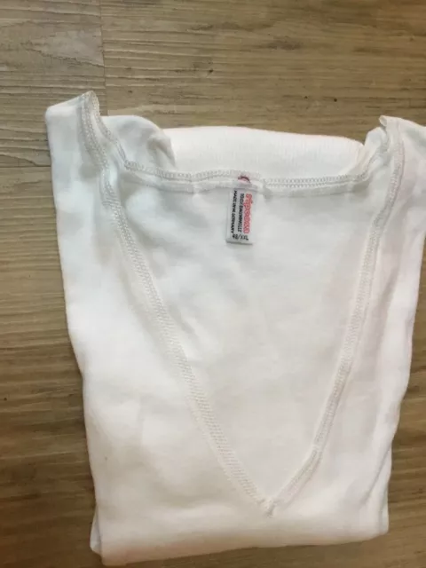RipCosa Damen Unterhemd Gr.48 Hellbeige  Rohweiẞ 100% Cotton Neu