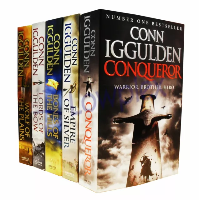 Conn Iggulden Conqueror Series Collection 5 Books Set Story of The Khan Dynasty