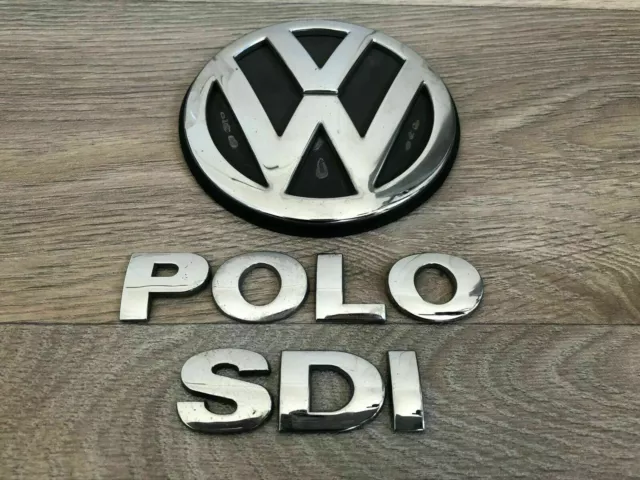 Monogrammes insignes logos badges emblèmes sigles VOLKSWAGEN POLO SDI