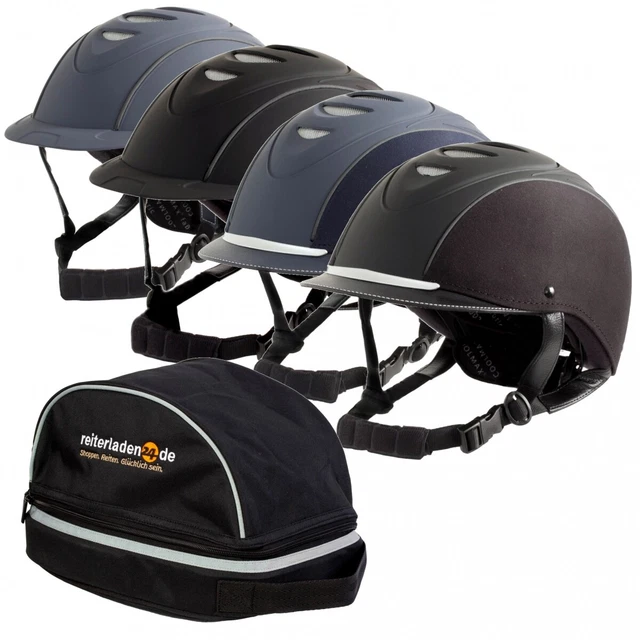 Reithelm Reitkappe Helm Perfection HKM by Reiterladen24 Helmtasche RL24 Auswahl