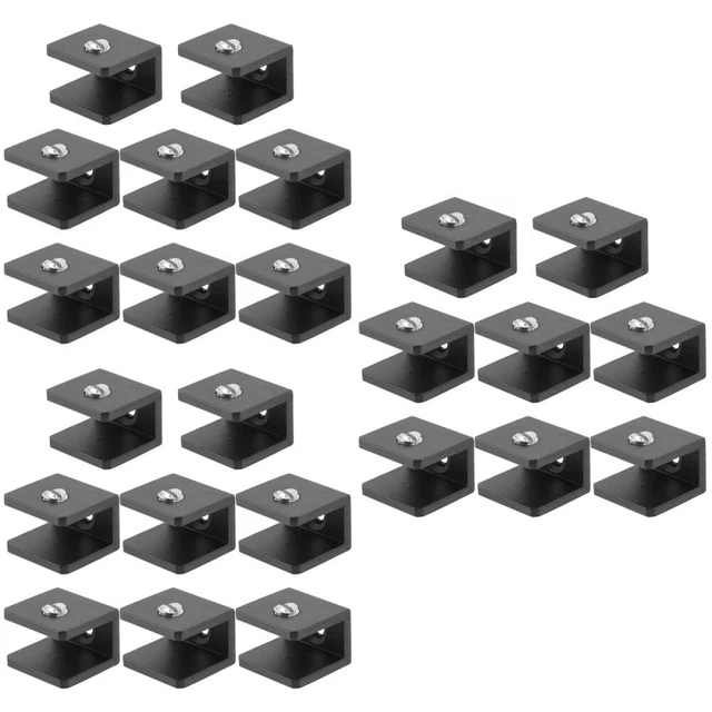 24 Pcs Glas Regal Clips Glas Regal Halterungen Glas Regal Pegs