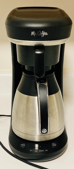 Newell 2121469 Mr. Coffee Pod and 10-Cup Space-Saving Combo Brewer in Black