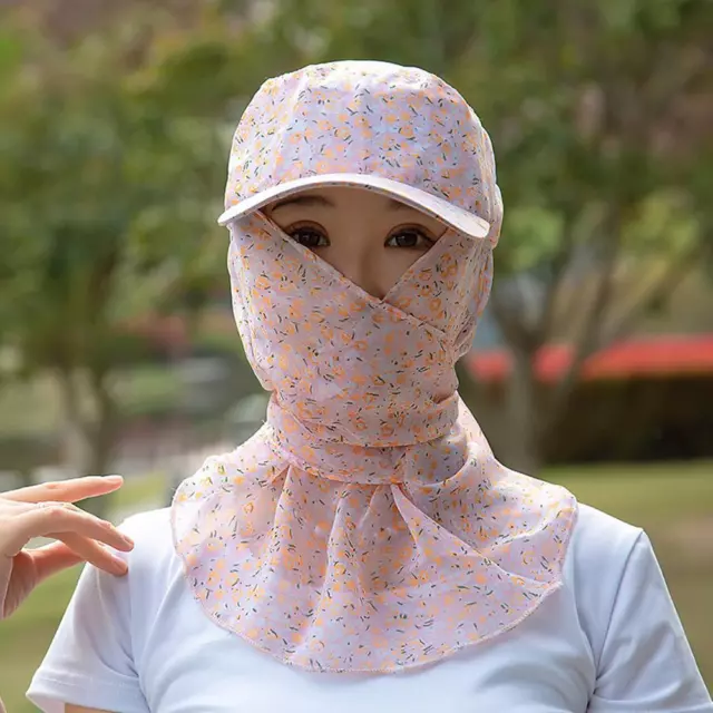 Windproof Dustproof Face Protection Summer Sun Hat Neck Men Women Outdoor Hot N4