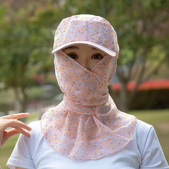 Windproof Dustproof Face Protection Summer Sun Hat Neck Men Women Outdoor Hot K7