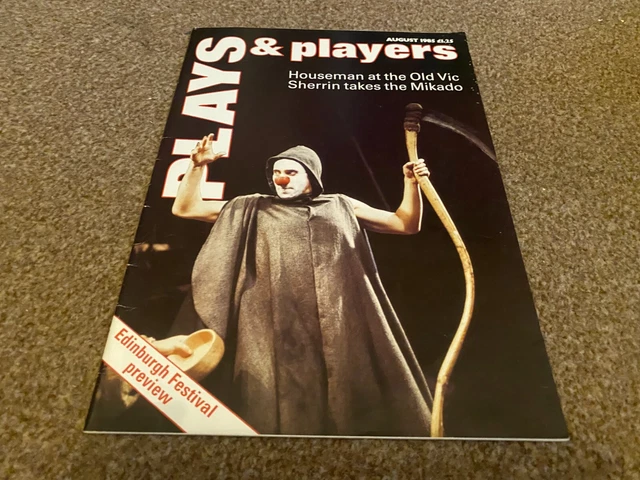 PLAYS AND PLAYERS Magazine 1985 Août Antony Sher John Houseman Ian ...